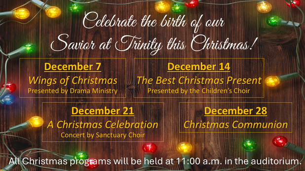 Christmas at Trinity!